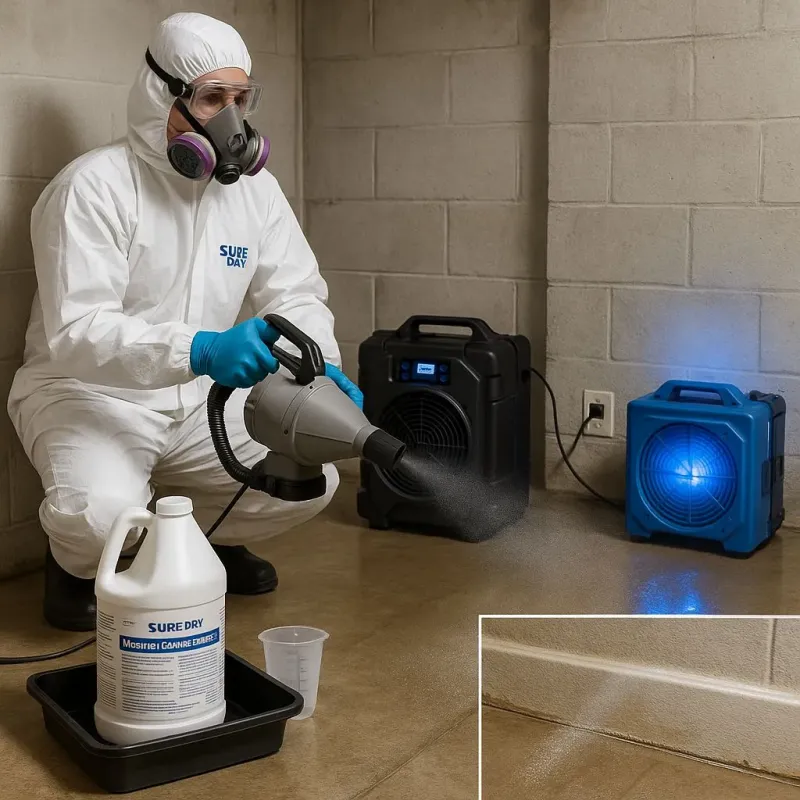 Sanitization and Odor Removal process in Rumford, ME